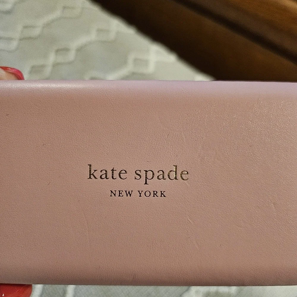 Kate Spade New York Pink‎ & Green Hard Clamshell  Eyeglass Cases